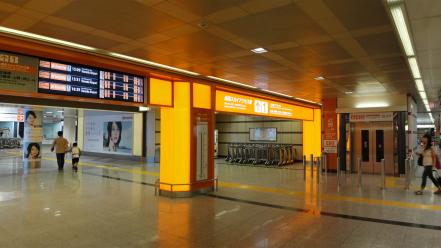 Japan airports panorama station underground wallpaper