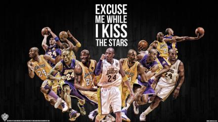 Kobe bryant los angeles lakers nba basketball player wallpaper