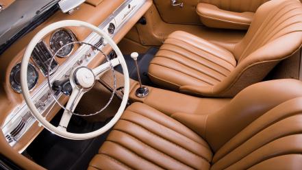 Mercedes-benz 300 sl cars interior wallpaper