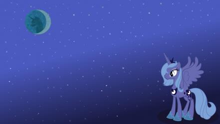 Moon my little pony princess luna wallpaper