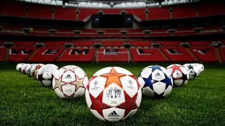 Soccer balls wallpaper