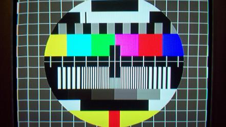 Tv retro television test pattern wallpaper