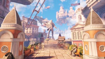 2k games bioshock infinite columbia video wallpaper