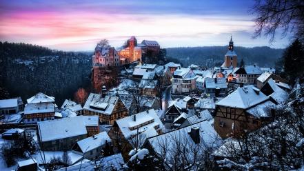 Germany saxony architecture buildings castle wallpaper