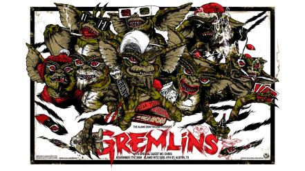 Gremlins artwork creatures fan art movies wallpaper
