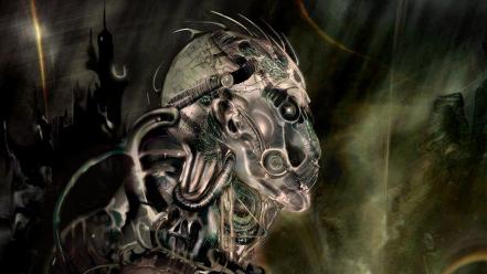 Humanoid dark digital art fantasy wallpaper