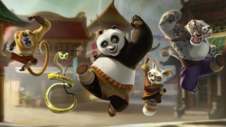 Kung fu panda animation movies wallpaper