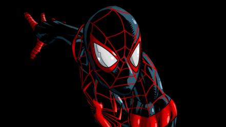 Marvel comics miles morales peter parker spider-man wallpaper