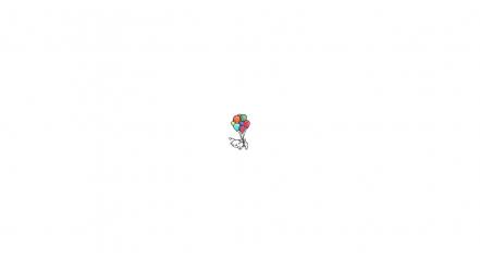 Reddit balloons white background wallpaper