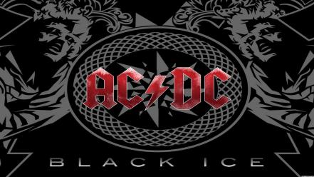 Acdc rock music album covers black wallpaper