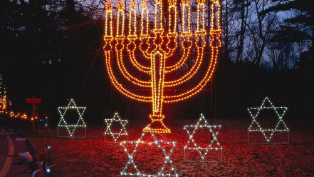 Israel jewish bright candles stars wallpaper