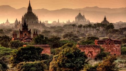 Myanmar temples wallpaper