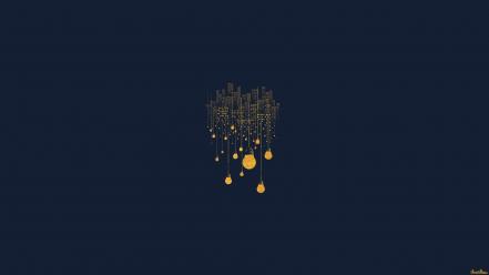 Threadless bulbs cities cityscapes electricity wallpaper