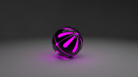 3d cinema4d pokeball abstract digital art wallpaper