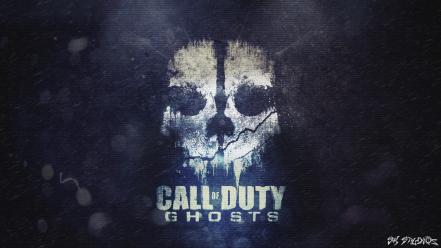 Call of duty ghosts skulls video games wallpaper