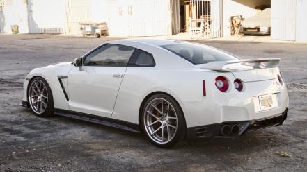 Nissan gt-r r35 cars rims tuned tuning wallpaper