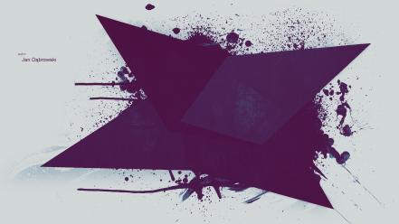 Abstract artwork geometry wallpaper