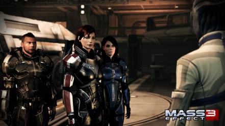 Ashley williams cgi commander shepard femshep james vega wallpaper