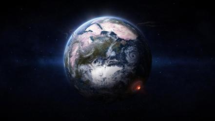 Earth apocalypse end of the world planets space wallpaper