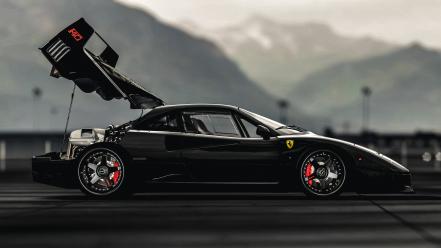 Ferrari f40 cars races tuning video games wallpaper