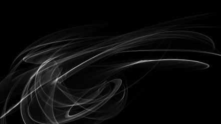 Abstract black colors forms wallpaper