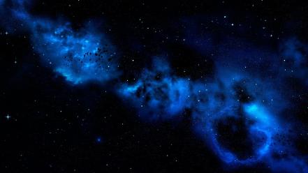 Asteroids nebulae outer space wallpaper