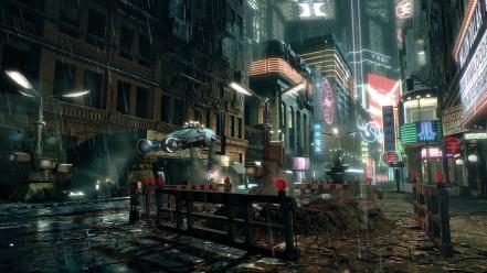 Blade runner architecture cities future police wallpaper