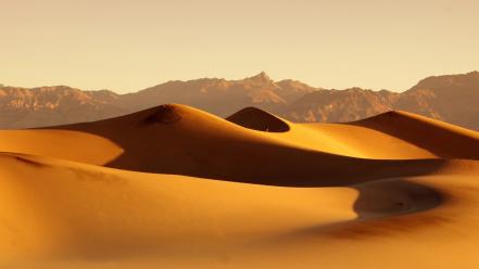Deserts dunes landscapes mountains nature wallpaper