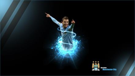 Edin dzeko manchester city football players soccer sports wallpaper