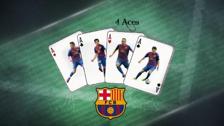 Fabregas david villa fc barcelona lionel messi wallpaper