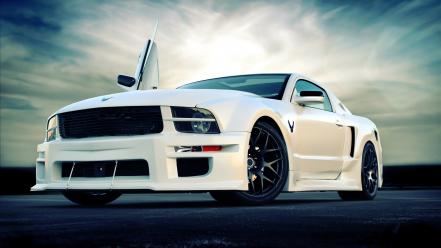 Ford mustang shelby gt500 cars depth of field wallpaper
