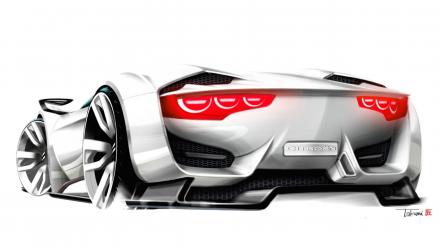 Gt by citroën cars concept art drawings wallpaper