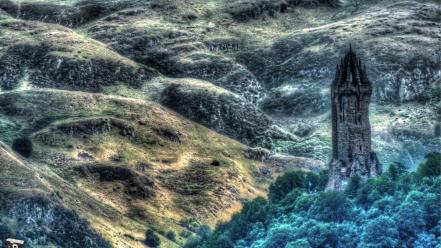 Hdr photography scotland wallace monument william wallpaper