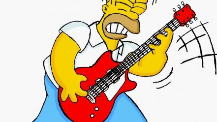 Htc homer simpson funny guitars wallpaper