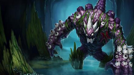 League of legends malphite artwork fantasy art monsters wallpaper