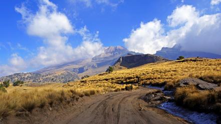 National park clouds landscapes mountains natural scenery wallpaper