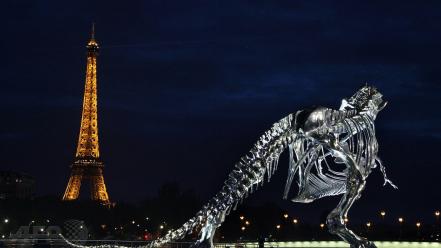 Paris tyrannosaurus rex wallpaper