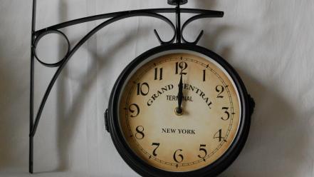 Terminal new york city clocks dial numbers wallpaper