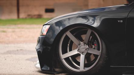 Audi s5 cruel intentions hella flush vossen black wallpaper