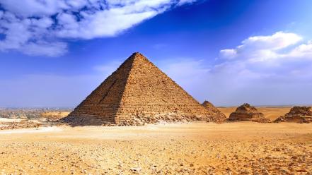 Egypt giza buildings pyramid wallpaper