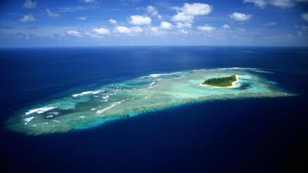 Maldives beaches islands nature sea wallpaper
