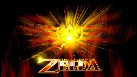 Of zelda digital art logos video games wallpaper