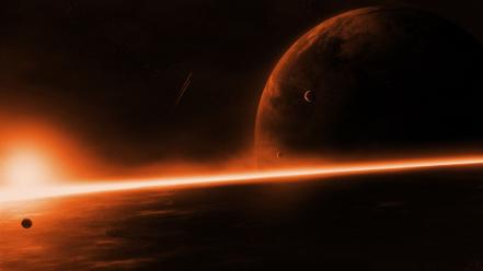 Planetside astronomy calm outer space planets wallpaper
