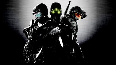 Splinter cell goggles night vision soldiers video games wallpaper
