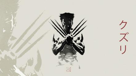 Wolverine x-men: origins digital art movie posters wallpaper
