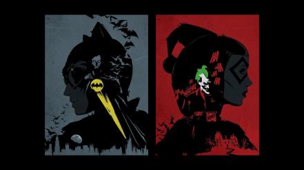 Batman catwoman dc comics harley quinn the joker wallpaper