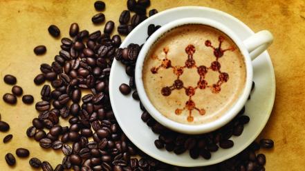 Caffeine chemistry coffee beans drinks wallpaper