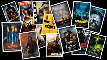 Collage digital art fan movie posters movies wallpaper