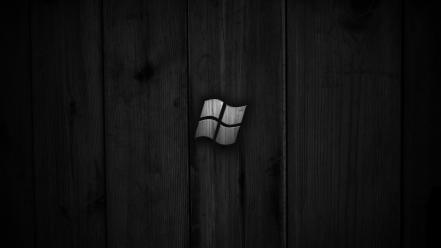 Microsoft windows monochrome wallpaper