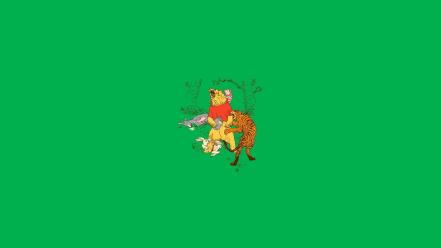 Winnie the pooh abstract attack funny real life wallpaper